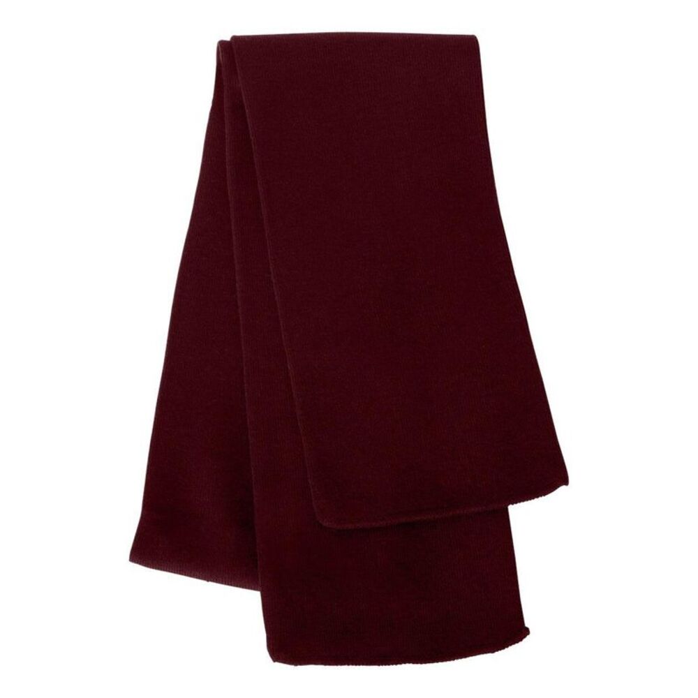 Sportsman Knit Scarf / Maroon